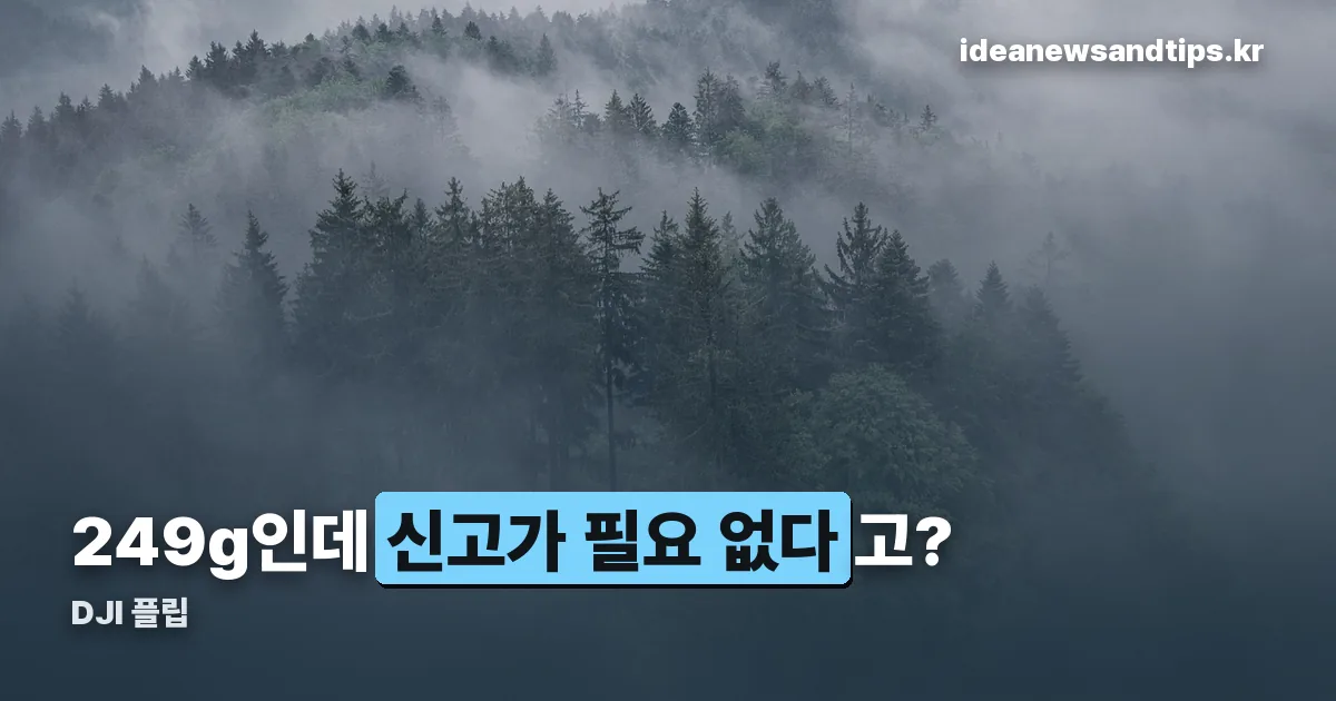 dji 플립 정리 썸네일